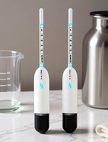 INDIGINOUS Milk Purity Tester Meter Glass Lactometer Check Water In Milk At Home (2 Pack) Hydrometer