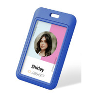 Topkey Plastic ID Badge Holder(Pack of 1)