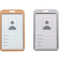 I CARDE Aluminum ID Badge Holder(Pack of 2)