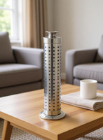 Om Phool Batti Stainless Steel Incense Holder Set(Silver)