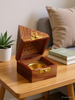 DigiRake Dhoop Stand (3 Inch Width), Agarbathi Stand , Computer Sambrani Incense Holder Wooden Incense Holder Set(Brown)