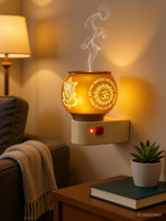 Orzinpro Glass Incense Holder(Gold)