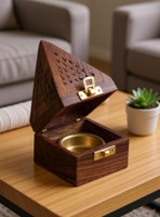 nDesign Wooden Incense Holder(Brown)