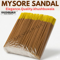 Khushbuwala 100 % Charcoal free Chandan Agarbatti 1kg – High-Quality Incense Sticks Chandan(370 g, Set of 1)