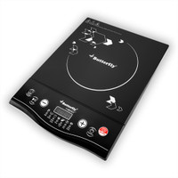 Butterfly 1700 W Induction Cooktop Push Button(Black, Rapid Plus)