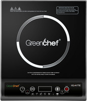 Greenchef 1800 W Induction Cooktop Push Button(Black, IGNITE)