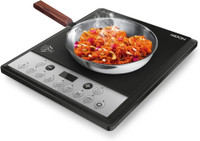 MILTON 1600 W Induction Cooktop Touch Panel(Black, Grey, CELAEIC002BKGY0001)