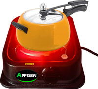 APPGEN 2000 W Induction Cooktop Push Button(Black, 2000W hot plate stove coil stand free)