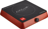 CELLO 1600 W Induction Cooktop Jog Dial(Black, Red, Blazing 600 B Induction Cooktop (Black, Red, Jog Dial))