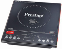 Prestige 2000 W Induction Cooktop Touch Panel(Black, Hitech PIC 3.1 V3 Series | Automatic Whistle Counter | Indian Menu Options)