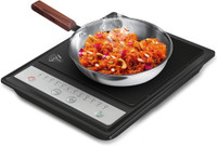 MILTON 1400 W Induction Cooktop Touch Panel(Black, Grey, CELAEIC001BKGY0001)