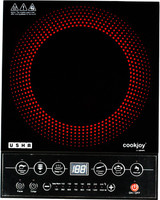 USHA 1600 W Induction Cooktop Push Button(Black, CJ1600WPC)