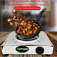 APPGEN 2000 W Infrared Cooktop Jog Dial, Push Button(Multicolor, SUPER BODY 2000 Watts Coil Electric Stove/Open Coil Stove/Electric Cooking Heate)