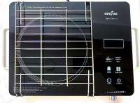 Kenstar 2200 W Radiant Cooktop Jog Dial, Touch Panel(Silver, Black, INFRA STOV 22)