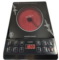 V-Guard 2000 W Induction Cooktop Push Button(Black, Infrared VIRC 01)