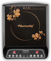 Butterfly 1800 W Induction Cooktop Push Button(Black, Turbo Plus)