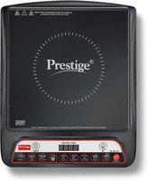 Prestige 1600 W Induction Cooktop Touch Panel(Black, PIC 20 WIZ(Automatic Whistle Counter, Indian Menu Option))