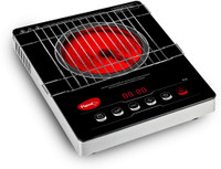 Pigeon 2000 W Radiant Cooktop Touch Panel(Black, Infrared Cook and Grill)