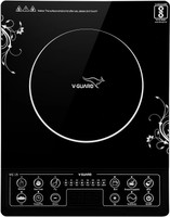 V-Guard 2000 W Induction Cooktop Push Button(Black, VIC 15 (2000 W))