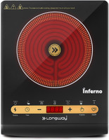 Longway 2000 W Induction Cooktop Touch Panel(Black, Inferno)