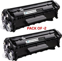 STROPRINT ™ 12A EASY REFILL Toner Cartridge (2PCS)for HP 1010,1012, 1015, 1018, 1020, 1022 Black Ink Cartridge