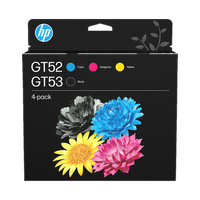 HP GT Black + Tri Color Combo Pack Ink Bottle