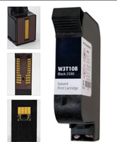 AMS Original HP 2590 W3T10B Black Solvent Ink Cartridge for TIJ Printers, 47ml Black Ink Cartridge
