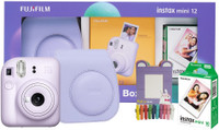 FUJIFILM Instax Mini 12 Treasure Box (10 Shot, Carry Case & Bunting) Instant Camera(Purple)