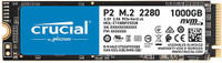 Crucial P2 1 TB Laptop, Desktop, All in One PC's Internal Solid State Drive (SSD) (CT1000P2SSD8)(Interface: PCIe NVMe, Form Factor: M.2)