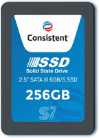Consistent S7 256 GB Desktop, Laptop, All in One PC's Black SATA III Internal Solid State Drive (SSD) (CTSSD256S7)(Interface: SATA III, Form Factor: 2.5 Inch)