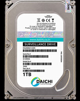 DAICHI Hdd 1tb 1000 GB Laptop, Desktop, Surveillance Systems, Network Attached Storage, Servers, All in One PC's Black SATA Internal Hard Disk Drive (HDD) (HDD1TBDICHI)(Interface: SATA, Form Factor: 3.5 inch)
