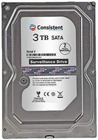 CONSISTANCE Servillance 3000 GB Desktop, Surveillance Systems, Network Attached Storage, Servers, All in One PC's Internal Hard Disk Drive (HDD) (3 TB Sata)(Interface: SATA II, Form Factor: 3.5 inch)