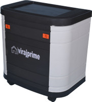 VIRAJ PRIME GLOBE BLACK WHITE TROLLEY Trolley for Inverter and Battery(Multicolor)