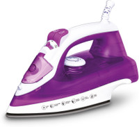 KENT Luxe Steam Iron|Powerful Steam|Non-Stick SolePlate|Vertical &Horizontal Ironing 2000 W Steam Iron(Purple, White)