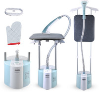 Inalsa by INALSA STEAM MASTER PLUS 2000 W Garment Steamer(White and Sky Blue)