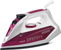 BLACK+DECKER BXIR1803IN 1800 W Steam Iron(Maroon, White)
