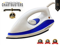 Chartbusters by CHARTBUSTERS ROYAL CROWN DOUBLE COATED NON-STICK 1000-Watt DRY IRON [2-YEAR WARRANTY] 1000 W Dry Iron(Multicolor)