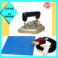 Tovito Special 3.5 kg Brass laundry electric iron, Made in India, with pluck and wire 600 W Dry Iron(Multicolor)