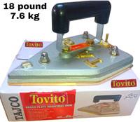 Tovito by Tajco 18 pound ( 7.6 kg ) Commercial Manual Electric Brass Plate laundry iron box 1000 W Dry Iron(Multiple)
