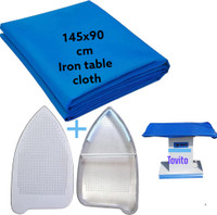 Tovito shoe+Standard 30"x48" Table cloth for vaccum iron table 0 W Steam Iron(Blue)