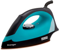 USHA Avenger dry iron heavy weight 1100 W Dry Iron(Green)