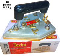 Tovito by Tajco 12 pound (5.5 kg) Commercial Manual Electric Brass Plate laundry iron box 800 W Dry Iron(Multiple)