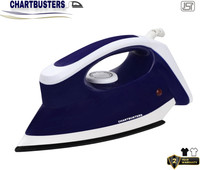 Chartbusters by CHARTBUSTERS ACE German Technology, Shock Proof Body, Aerodynamic Design 1000 W Dry Iron(Dark Blue, White)