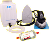 Tovito ES 300 L Silti, Model 2024, High quality for drycleaners and tailors with Filter 1200 W Steam Iron(Black)