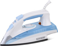 BLACK+DECKER BXIR1604IN 1600 W Steam Iron(White, Blue)