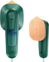chess Portable Mini Steam Iron – Handheld Garment Steamer for Clothes & Travel" 460 W Garment Steamer(Green)
