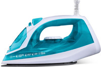 KENT Glide Steam Iron|Powerful Steam|Non-Stick SolePlate|Vertical &Horizontal Ironing 1250 W Steam Iron(Blue, White)