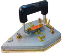 Tovito 14 pound(6 kg) Tajco, Tejco Electric Brass Plate Industrial Iron, model 2023 800 W Dry Iron(Brown)