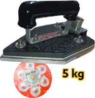 Tovito 5 kg commercial manual industrial laundry electric iron box 750 W Dry Iron(Black)