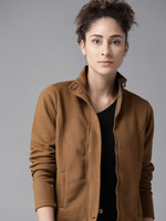 Roadster Full Sleeve Solid Women Tailored  Jacket